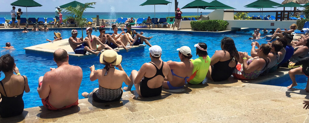 Alberca Actividades en Club Solaris Cancun